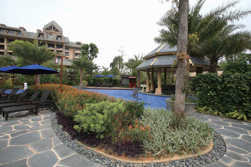 增城錦繡香江溫泉度假酒店美的空氣能熱水器工程